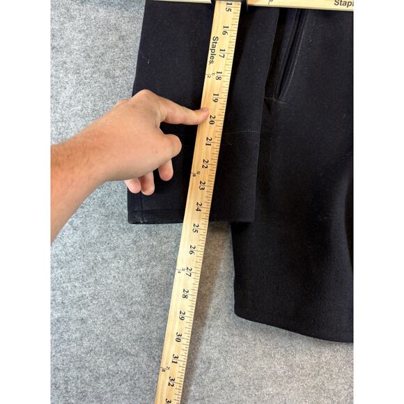 Vintage US Navy Military Wool Peacoat Mens Small Black Double Breasted 60s 70s - Picture 5 of 7